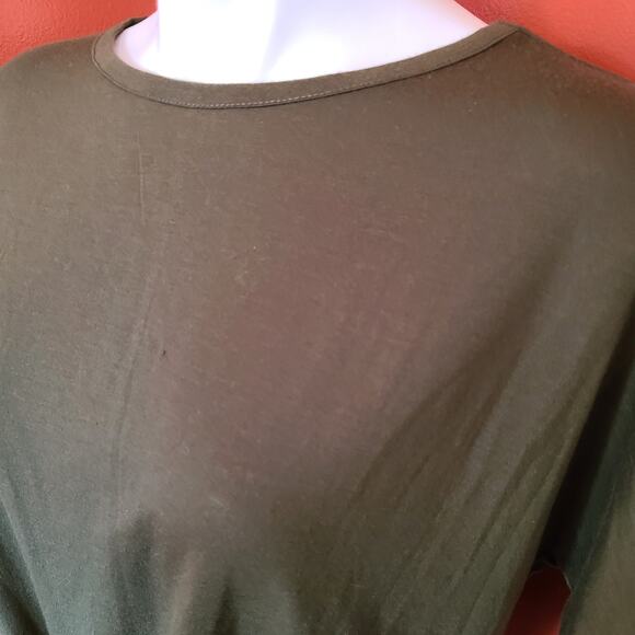 wishful park olive green short top - Picture 2 of 4